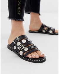 ASOS DESIGN Fear Studded Sandals