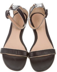 Gianvito Rossi Leather Studded Sandals