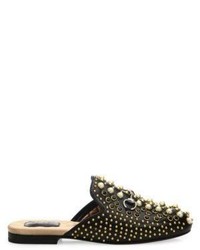 Gucci Princetown Studded Leather Loafer Slides