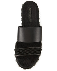 BCBGMAXAZRIA Revet Studded Slip On Sandal Black