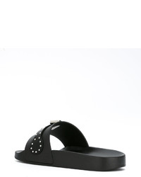 Givenchy Studded Buckle Slides