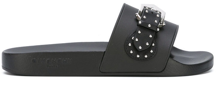 Givenchy Studded Buckle Slides 395 farfetch Lookastic