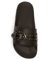 Givenchy Studded Leather Slides