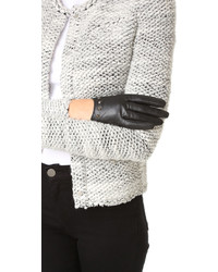 Carolina Amato Studded Short Leather Gloves