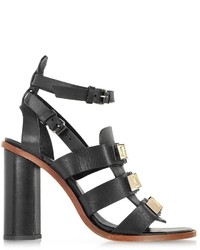 Proenza Schouler Black Studded Gladiator Sandal