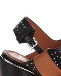 Givenchy Black Studded Leather Sandal