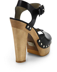 Michael Kors Michl Kors Annabell Studded Leather Platform Sandals