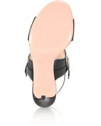 Fendi Rocker Bug Studded Leather Sandals