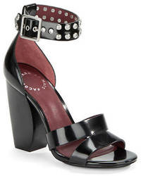 Marc by Marc Jacobs Studded Ankle Strap Leather Sandals