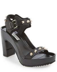 Balenciaga Studded Leather Platform Sandal