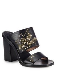 Chloé Suzanna Studded Leather Slides