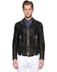 DSQUARED2 Studded Leather Jacket