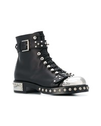 Alexander McQueen Hobnail Ankle Boots