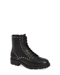 Ash Wolf Studded Combat Boot