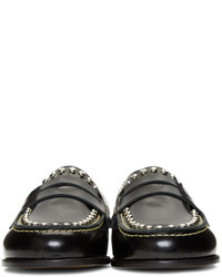 Isabel Marant Black Fenzay Studded Loafers