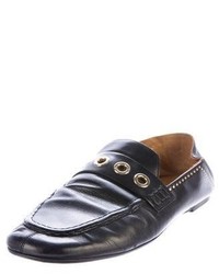 Isabel Marant Leather Square Toe Loafers