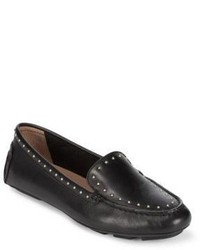 Calvin Klein Lolly Cow Silk Leather Loafers