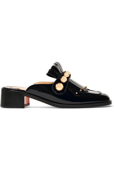 Louis Vuitton Mules Black Patent leather ref.65540 - Joli Closet