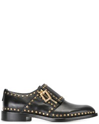 Roger Vivier Gold Tone Studded Loafers