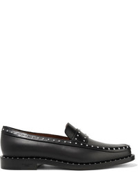 Givenchy Studded Leather Loafers Black