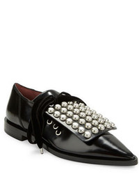 Marc by Marc Jacobs Studded Point Toe Loafers