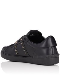 Valentino Rockstud Untitled Leather Sneakers