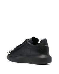 Alexander McQueen Spike Detail Lace Up Sneakers