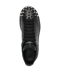 Alexander McQueen Spike Detail Lace Up Sneakers