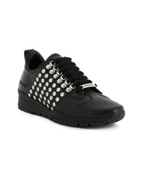 DSQUARED2 Stud Striped Sneakers