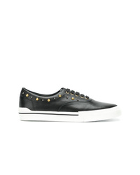 Versace Studded Lace Up Sneakers