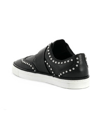 DSQUARED2 Studded Monk Strap Sneakers