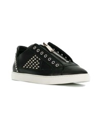 DSQUARED2 Studded Zipped Sneakers