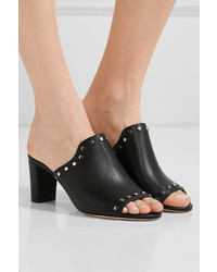 Jimmy Choo Myla 65 Studded Leather Mules Black