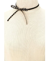 Forever 21 Studded Bow Tie Choker