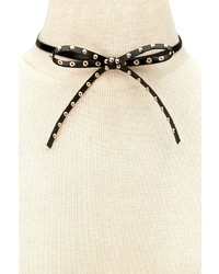 Forever 21 Studded Bow Tie Choker