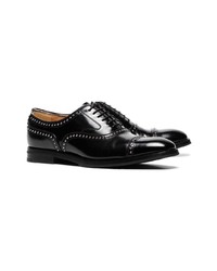 Church's Black Anna Studded Leather Brogues