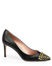 Gucci Coline Studded Leather Pumps