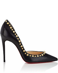 Christian Louboutin Irishell Leather Half Dorsay Pumps