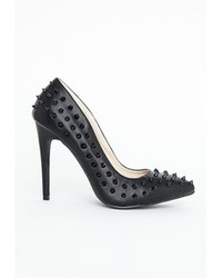 Missguided Stacy Court Shoes With Studded Detail In Black