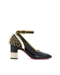 Gucci Stud And Crystal Embellished Pumps