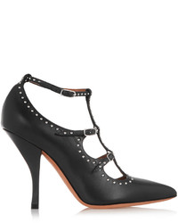 Givenchy Studded Black Leather Pumps