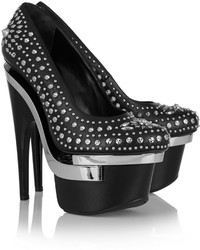 Versace Studded Leather Pumps