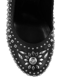 Versace Studded Leather Pumps