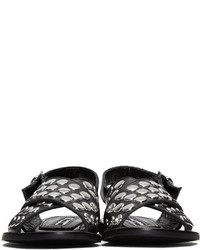 MCQ Alexander Ueen Black Studded Sundance Sandals