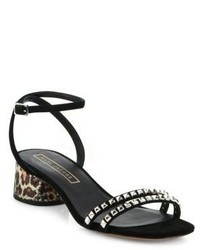 Marc Jacobs Olivia Studded Leather Slingback Sandals