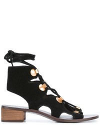 See by Chloe See By Chlo Lace Up Studded Sandals
