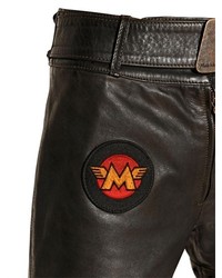 Rockers Studded Nappa Leather Shorts