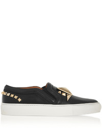 Givenchy Slip On Sneakers In Studded Black Leather