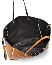 Valentino Reversible Studded Leather Tote