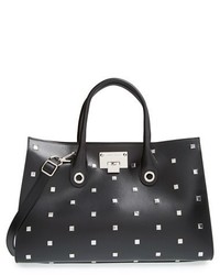 Jimmy Choo Riley Studded Leather Tote